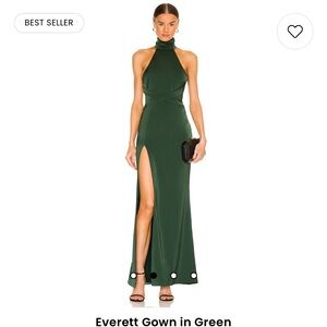 NBD Everett Gown in green in size small.